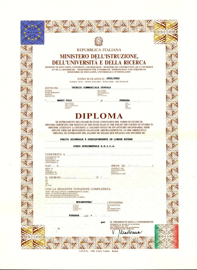 Homologaci n De Maturit A Bachillerato Traductor Jurado De Italiano Homologaci n De Maturit A Bachillerato Traductor Jurado De Italiano